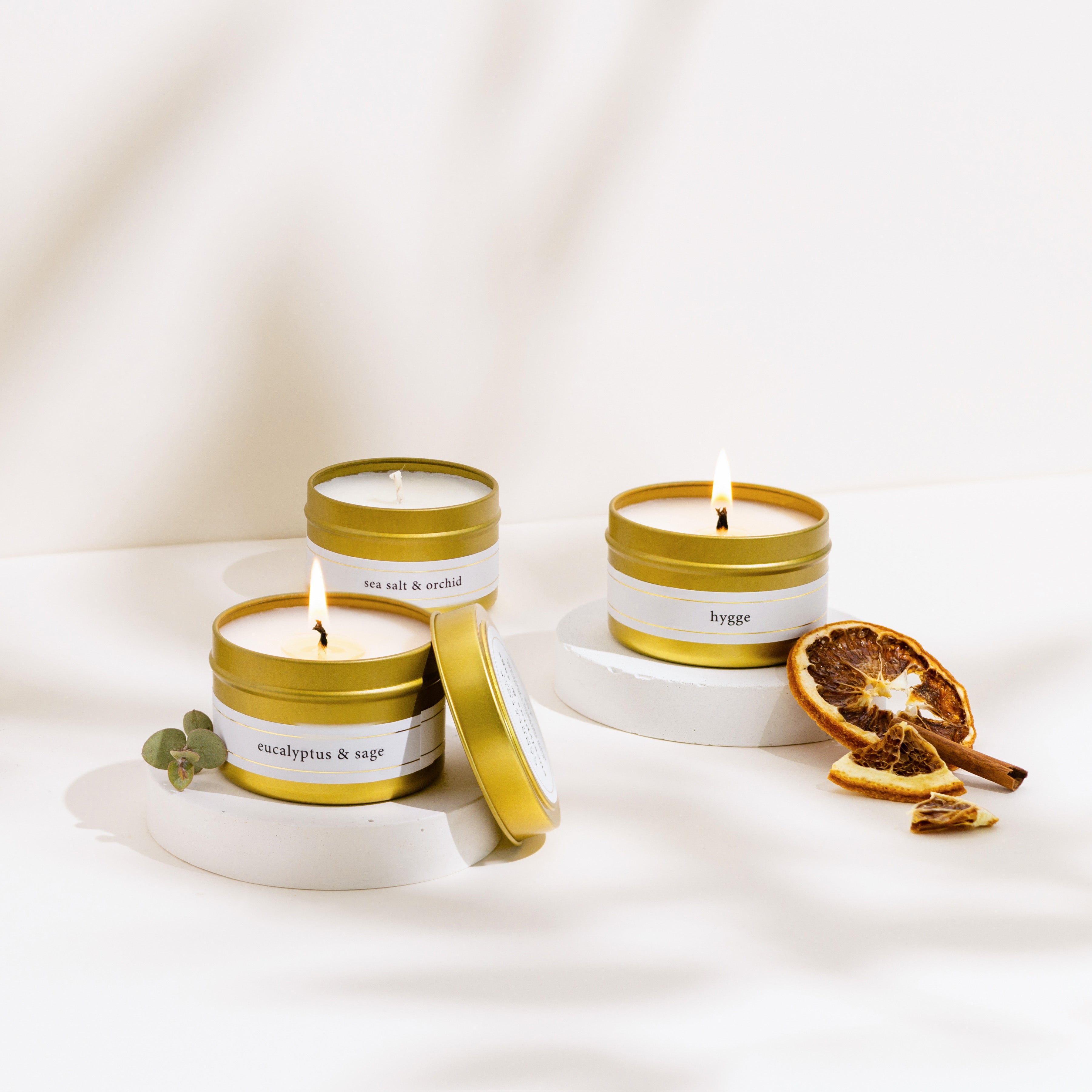 Pick Any 2 Gold Travel Candles ($30 Value)