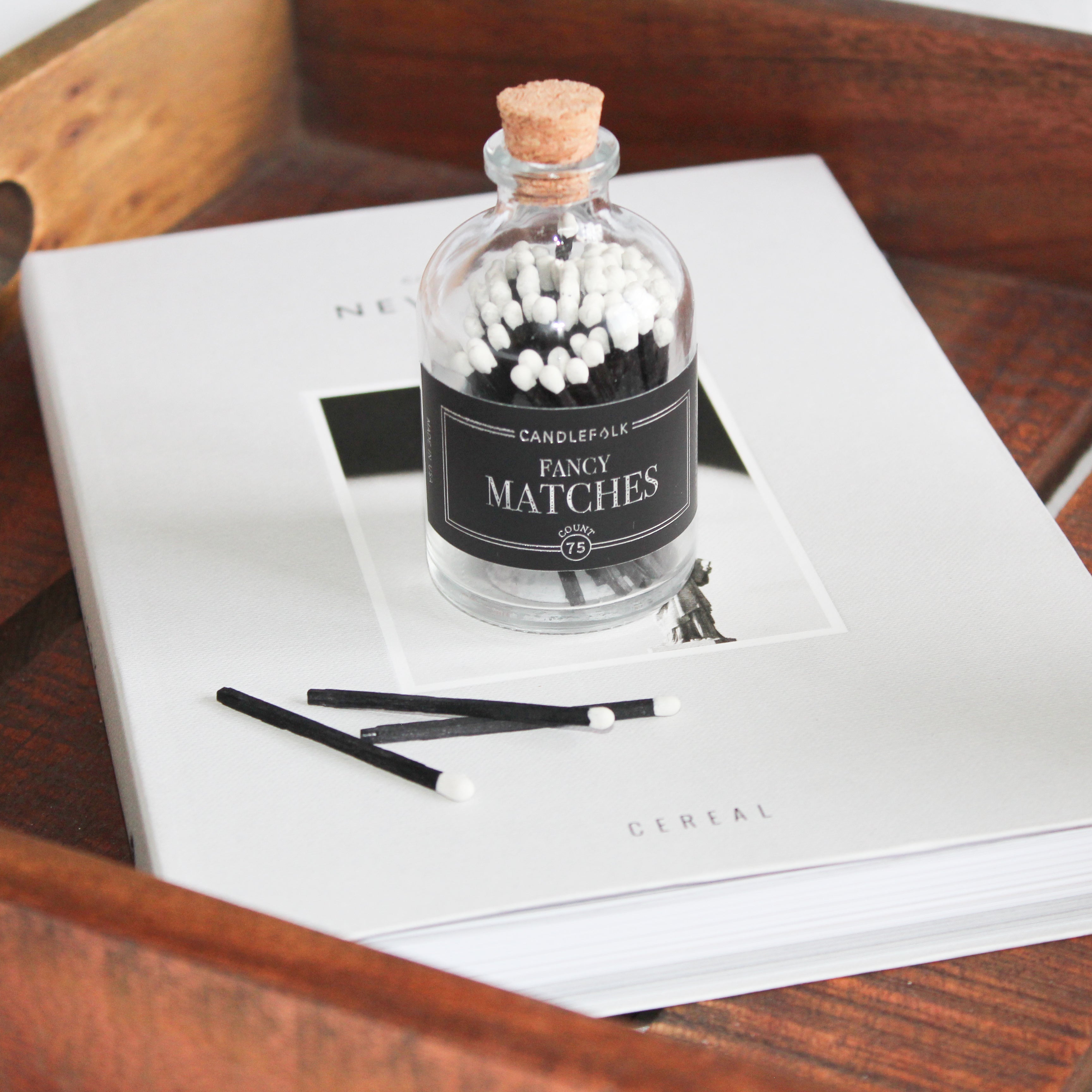 APOTHECARY MATCHES - BLACK & WHITE
