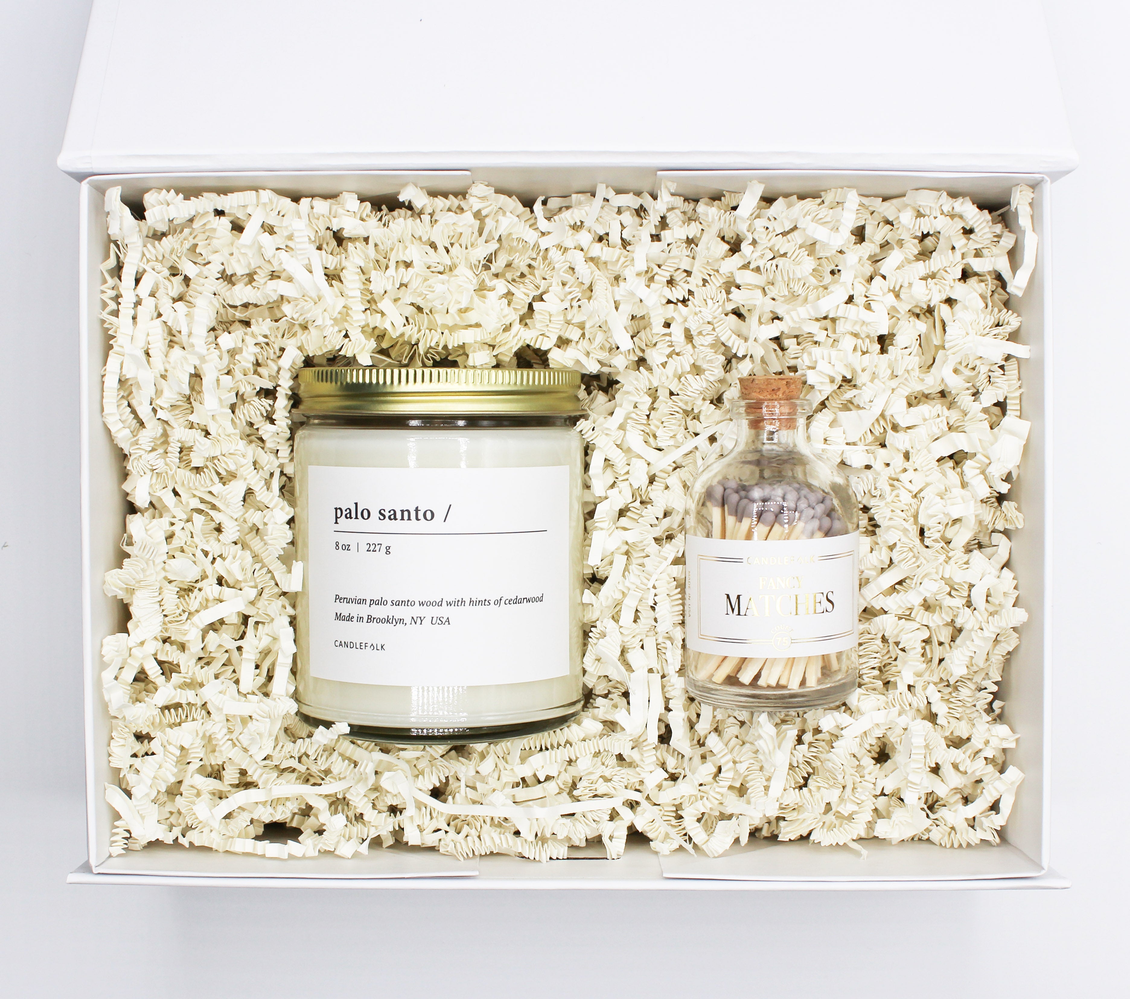 Classic Candle & Matches Gift Set