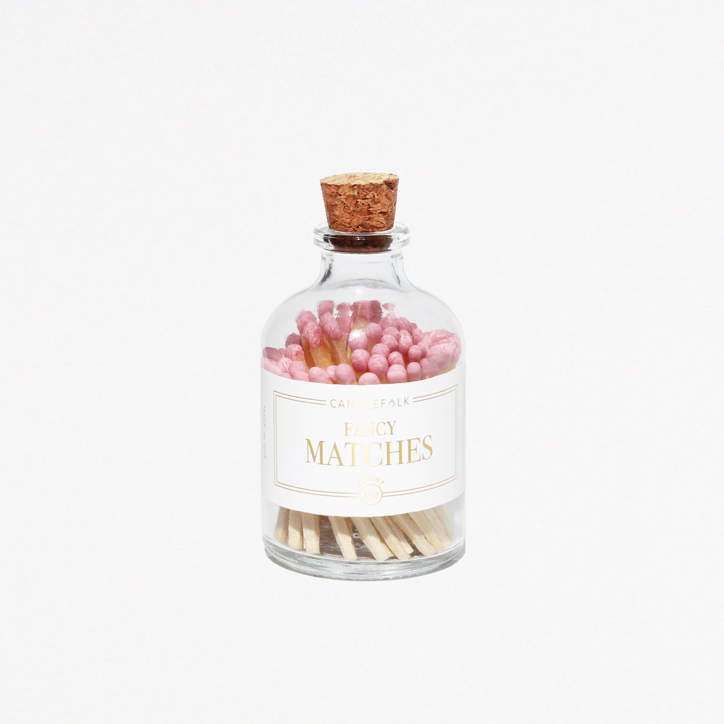 APOTHECARY MATCHES - LIGHT PINK