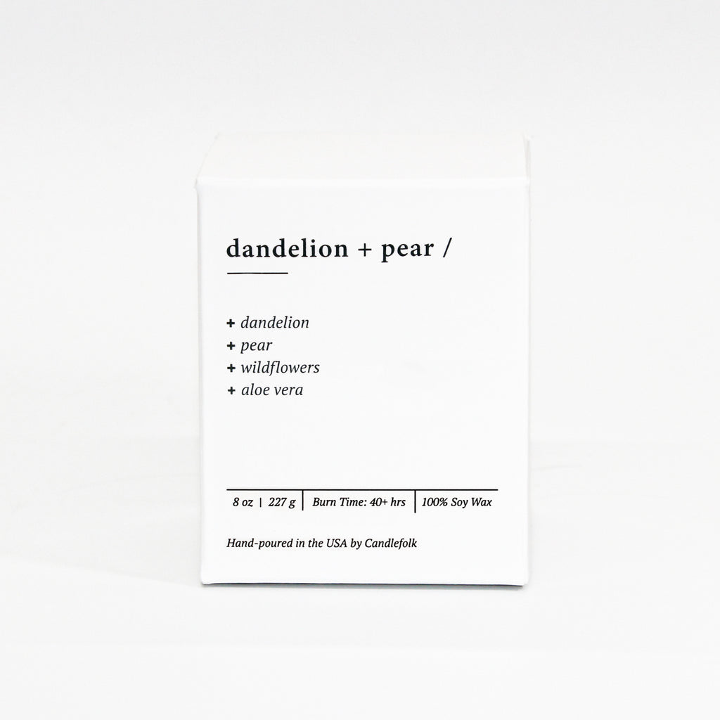 Dandelion + Pear